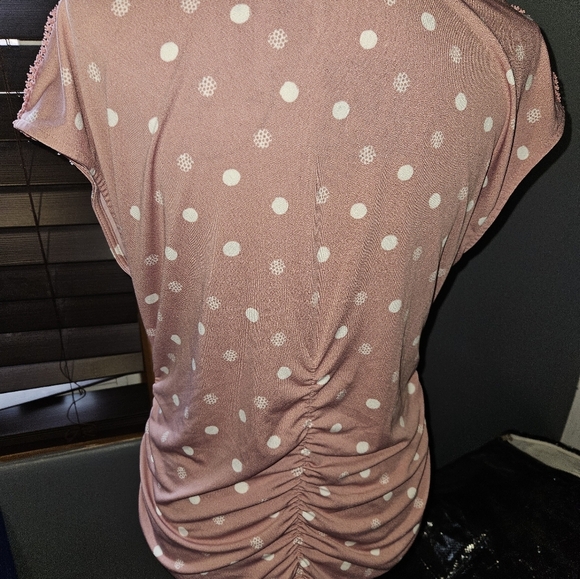 Como Blu Womans Polka Dot Top Size Xl - Picture 8 of 14
